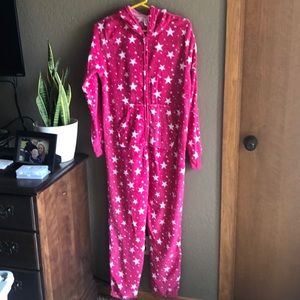 Hooded onesie pajamas